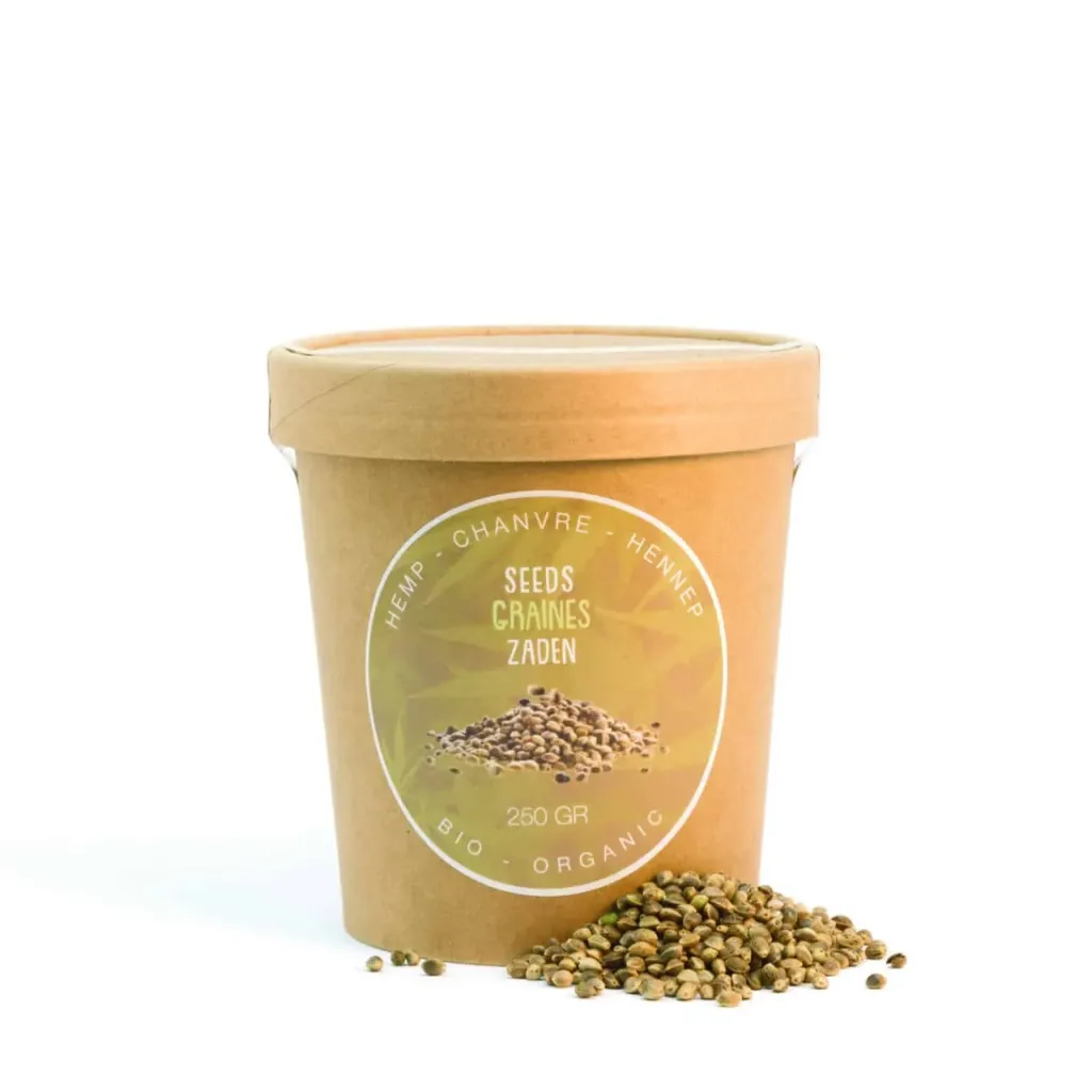 Graines de Chanvre entières Bio (250 gr)