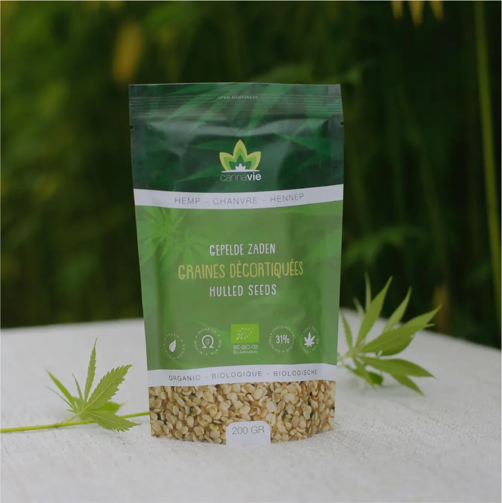 Graines de Chanvre décortiquées Bio (1 Kg)